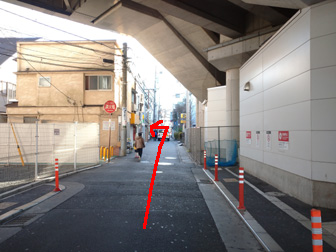 高津駅東口から歩く