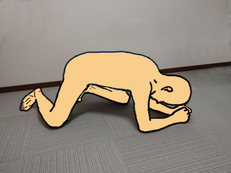 ぎっくり腰直後の痛みを早く治す体勢